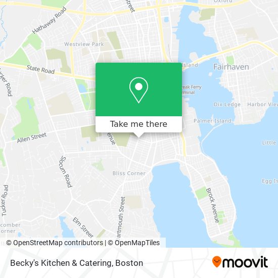 Becky's Kitchen & Catering map