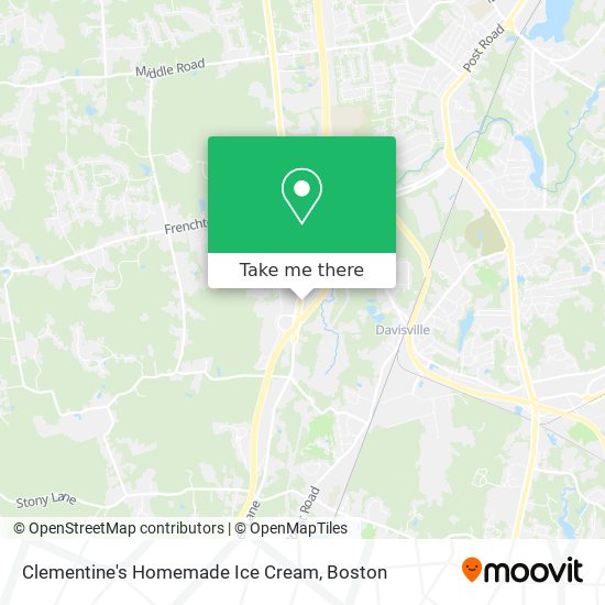 Mapa de Clementine's Homemade Ice Cream