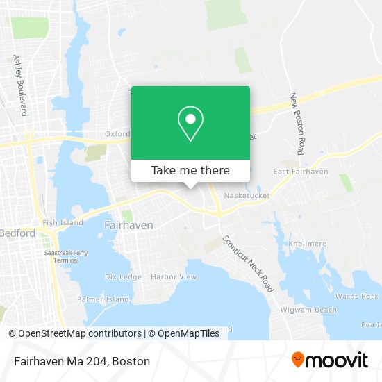 Fairhaven Ma 204 map