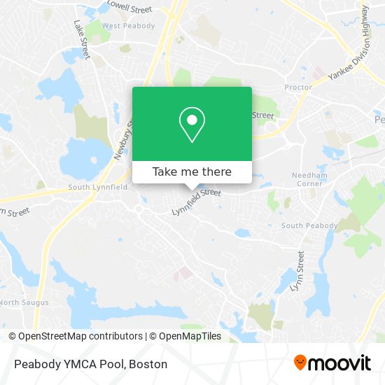 Peabody YMCA Pool map