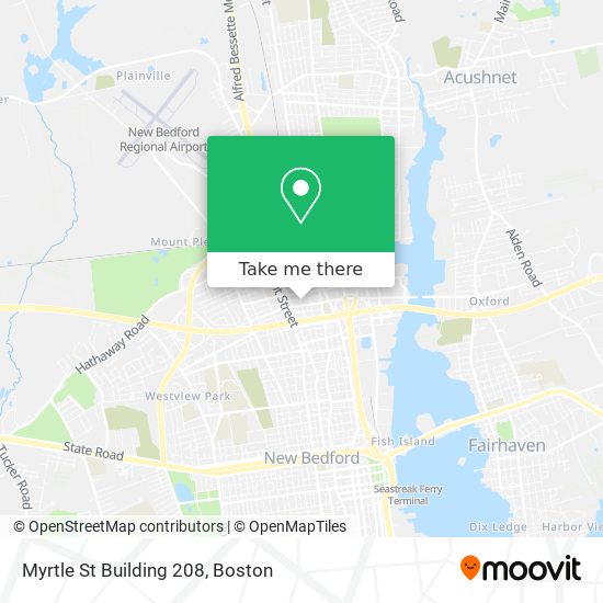 Mapa de Myrtle St Building 208
