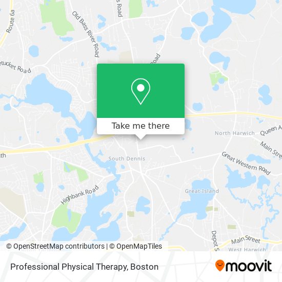 Professional Physical Therapy map