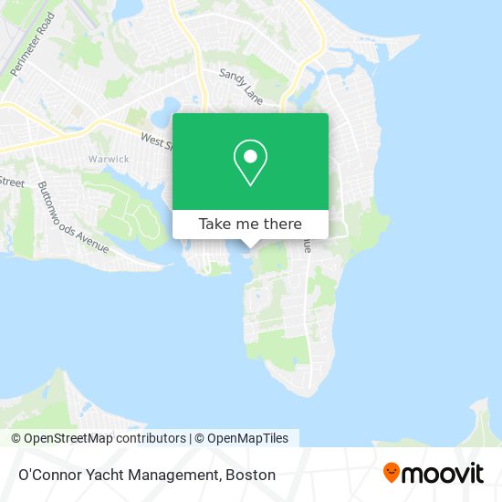 O'Connor Yacht Management map