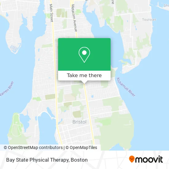 Bay State Physical Therapy map