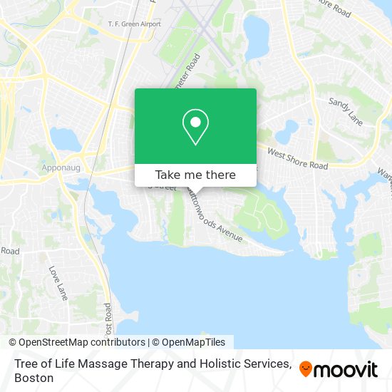 Mapa de Tree of Life Massage Therapy and Holistic Services