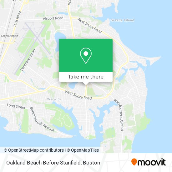 Oakland Beach Before Stanfield map