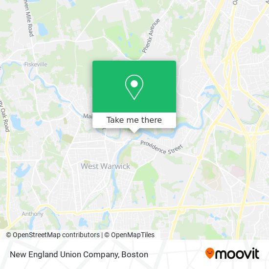 Mapa de New England Union Company