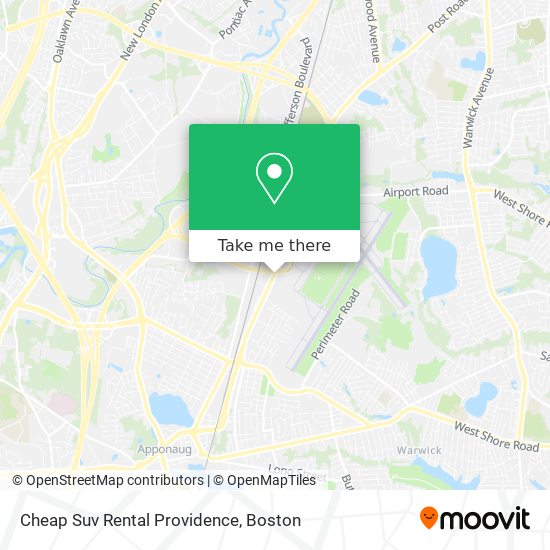 Cheap Suv Rental Providence map