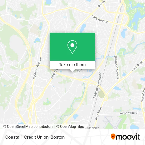 Mapa de Coastal1 Credit Union