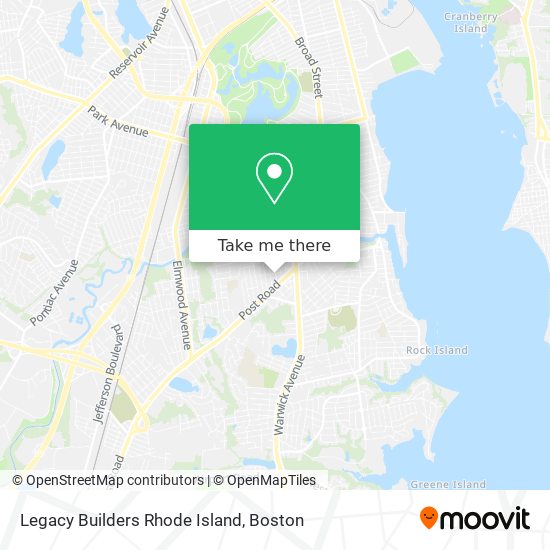 Legacy Builders Rhode Island map