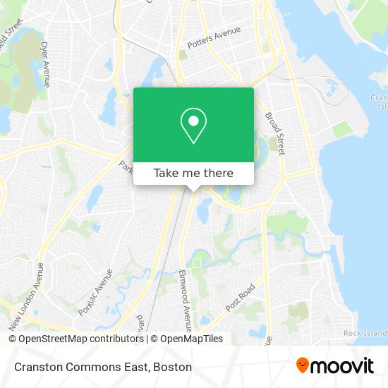 Mapa de Cranston Commons East