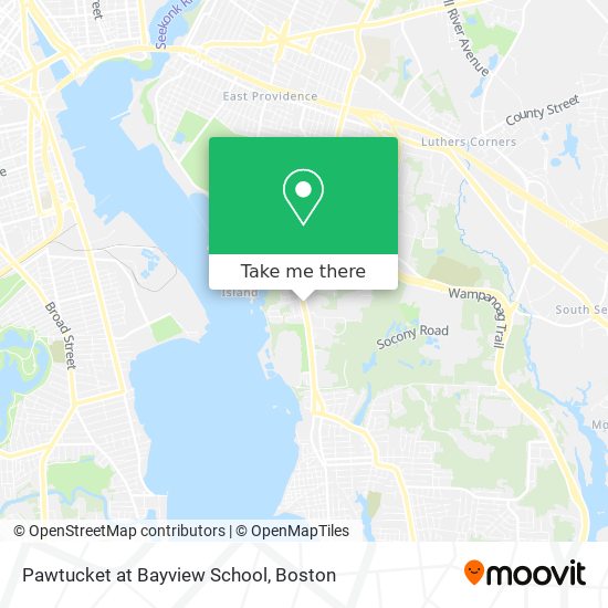 Mapa de Pawtucket at Bayview School