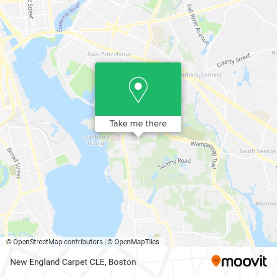 Mapa de New England Carpet CLE