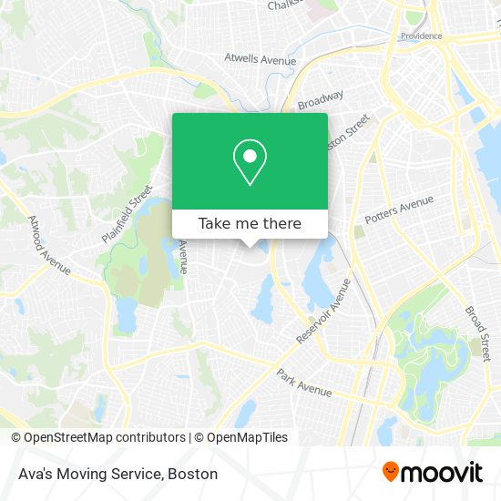 Mapa de Ava's Moving Service