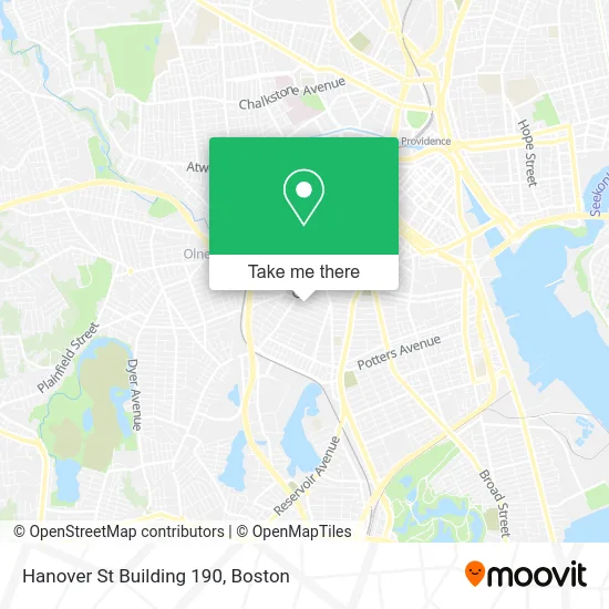 Hanover St Building 190 map