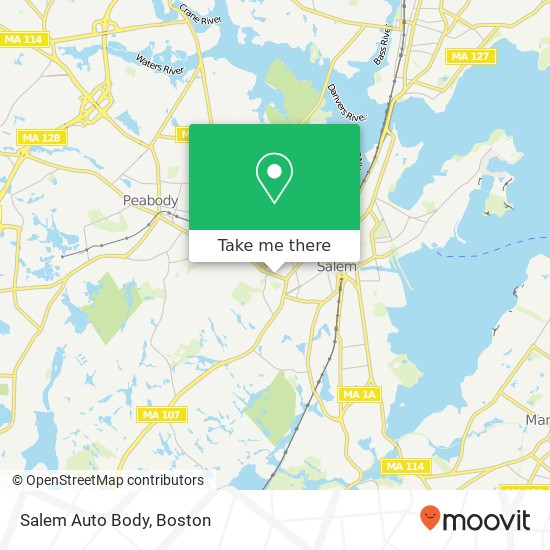 Salem Auto Body map