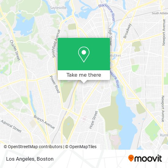 Mapa de Los Angeles