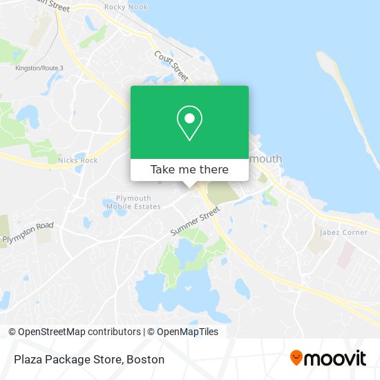Plaza Package Store map