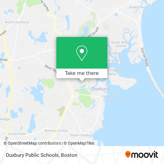 Duxbury Public Schools map