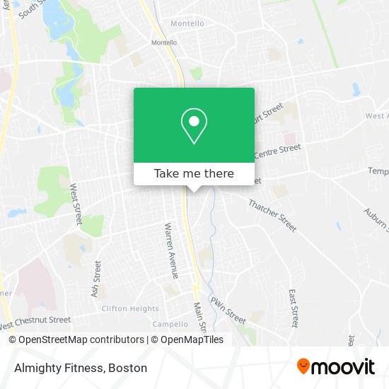 Almighty Fitness map