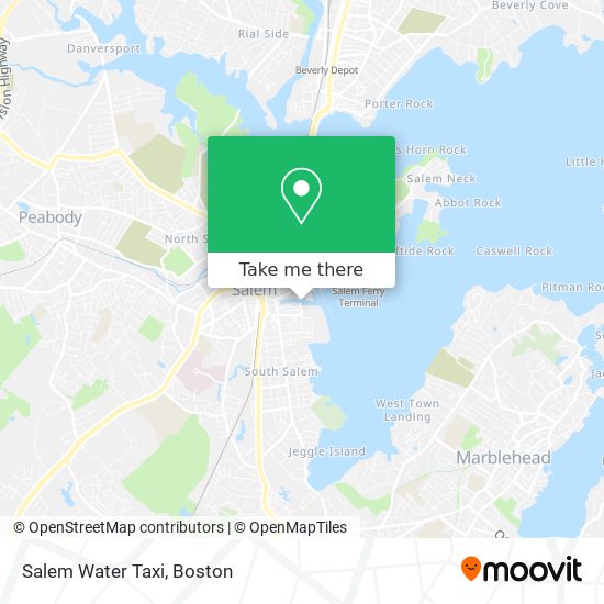 Mapa de Salem Water Taxi