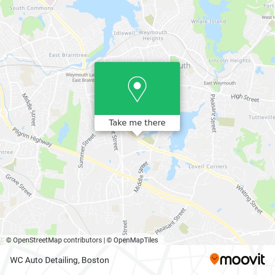 WC Auto Detailing map