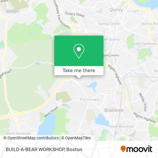 BUILD-A-BEAR WORKSHOP map