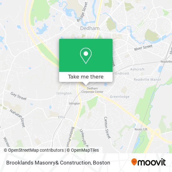 Brooklands Masonry& Construction map