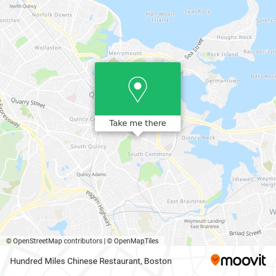 Hundred Miles Chinese Restaurant map
