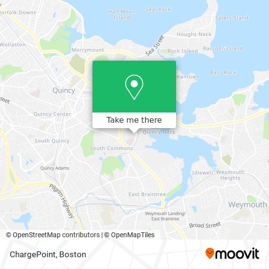 Mapa de ChargePoint