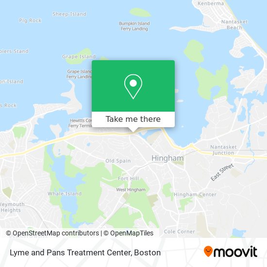Lyme and Pans Treatment Center map