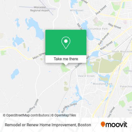 Remodel or Renew Home Improvement map