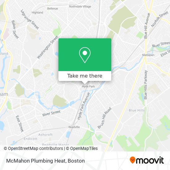 Mapa de McMahon Plumbing Heat