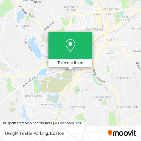 Dwight Foster Parking map