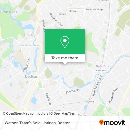 Mapa de Watson Team's Sold Listings