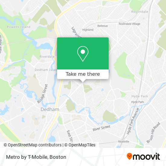 Metro by T-Mobile map