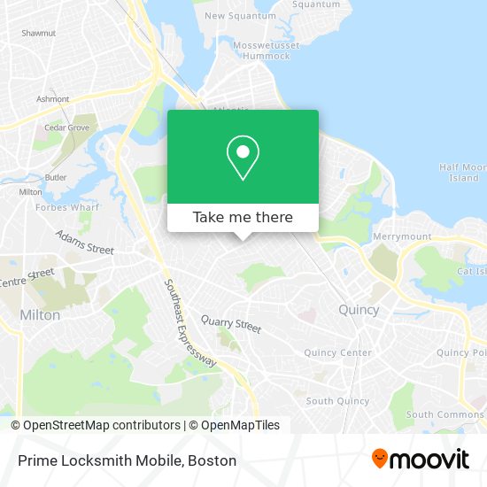 Prime Locksmith Mobile map