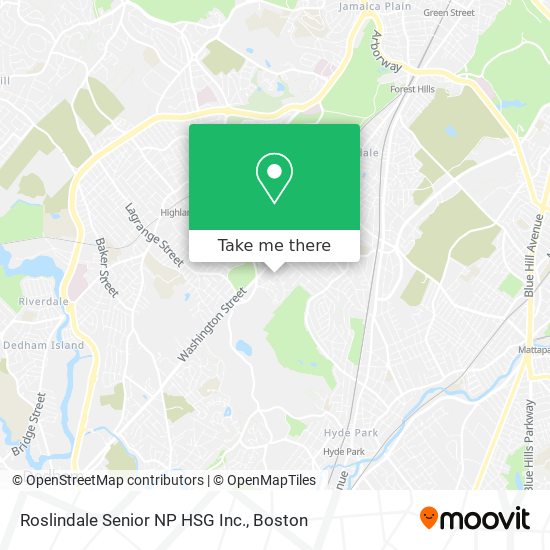 Roslindale Senior NP HSG Inc. map