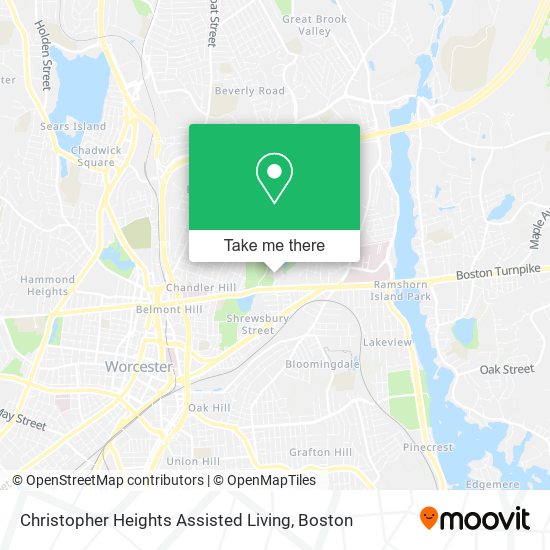 Christopher Heights Assisted Living map