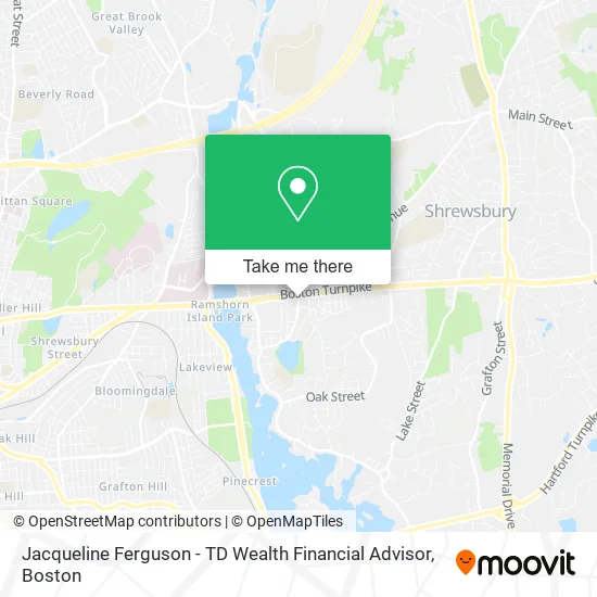 Mapa de Jacqueline Ferguson - TD Wealth Financial Advisor