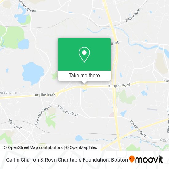 Carlin Charron & Rosn Charitable Foundation map