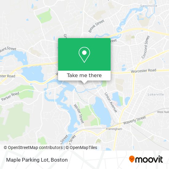 Maple Parking Lot map