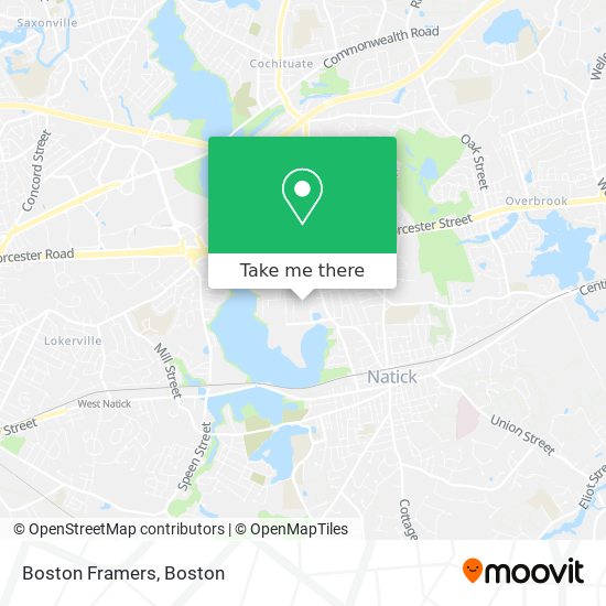 Boston Framers map