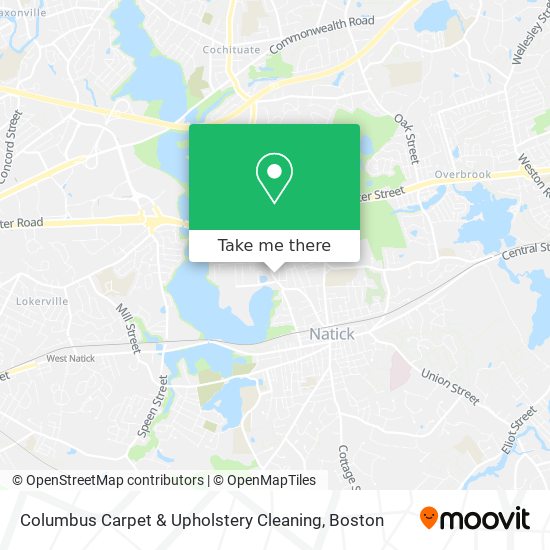 Mapa de Columbus Carpet & Upholstery Cleaning