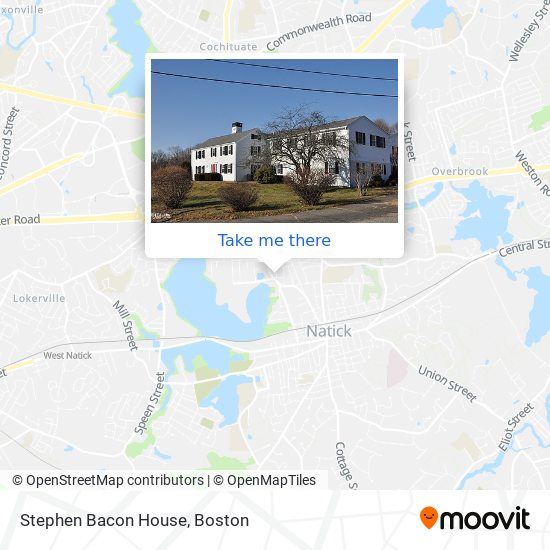 Stephen Bacon House map