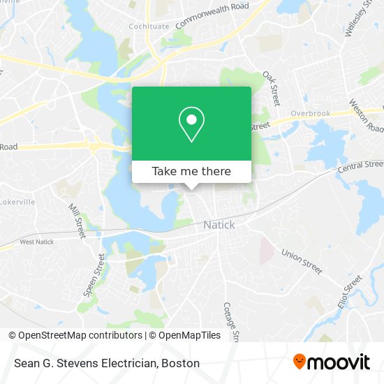 Sean G. Stevens Electrician map