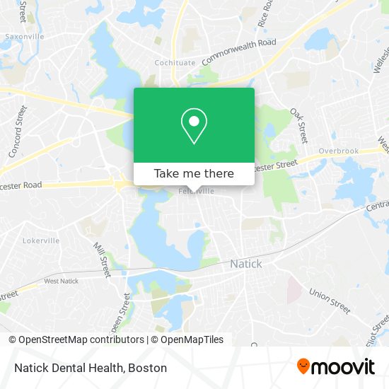 Mapa de Natick Dental Health