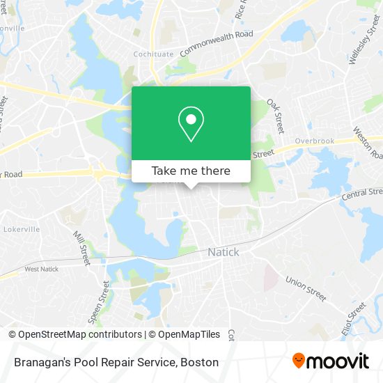 Mapa de Branagan's Pool Repair Service