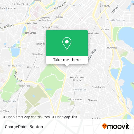 ChargePoint map