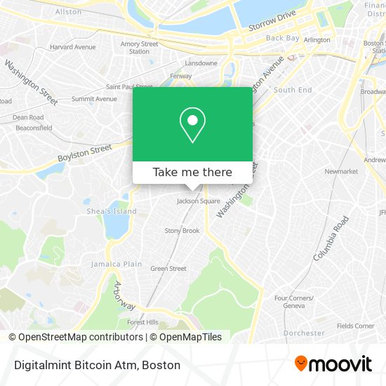 Mapa de Digitalmint Bitcoin Atm